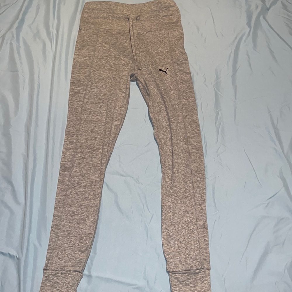 PUMA Womens Midweight Drawstring Jogger Leggings with Side Pocket